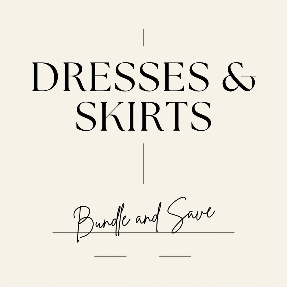 Dresses and Skirts.  All are NWT or excellent used.